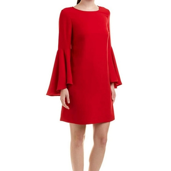 Catherine Malandrino Dresses & Skirts - Cascade Bell Sleeve Cocktail Dress